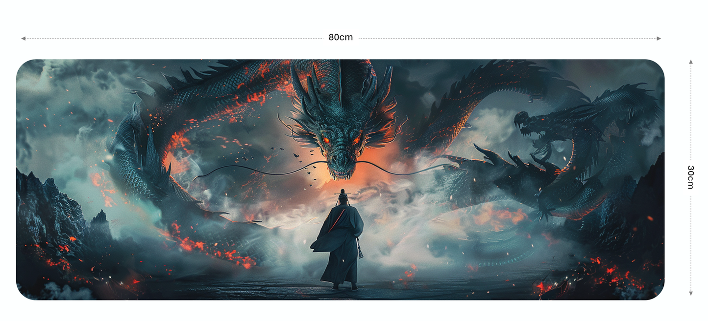 Ninja Dragon War Gaming Mouse Pad