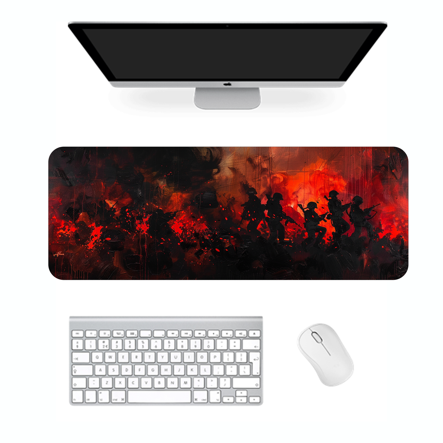 Soldiers at War Gaming Mouse Pad