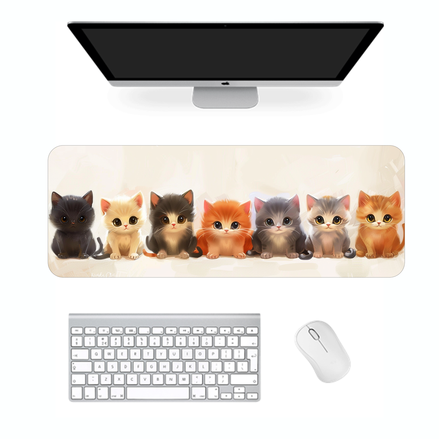 Kittens United Gaming Mouse Pad