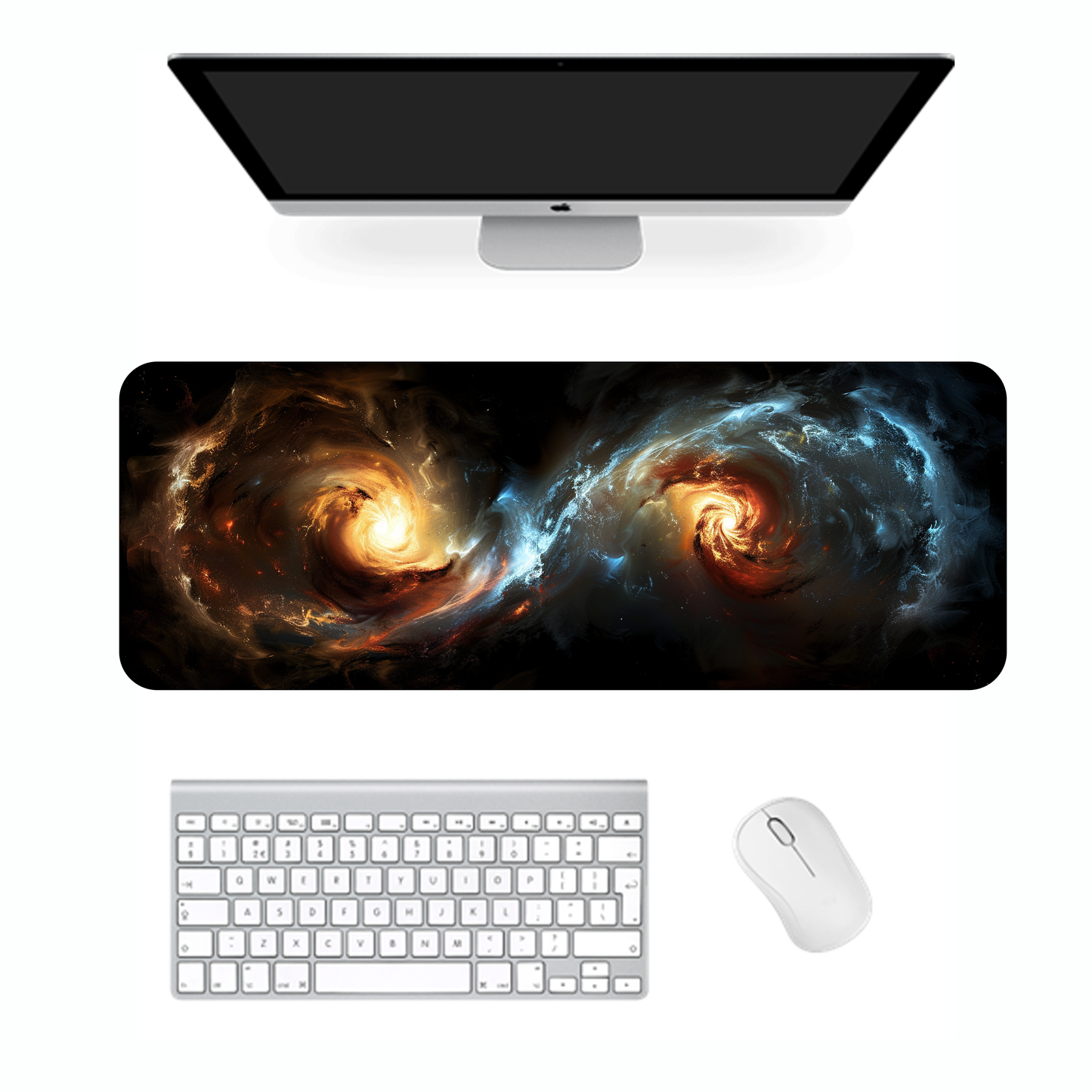 Space Twins Gaming Mouse Pad