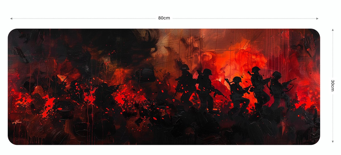 Soldiers at War Gaming Mouse Pad