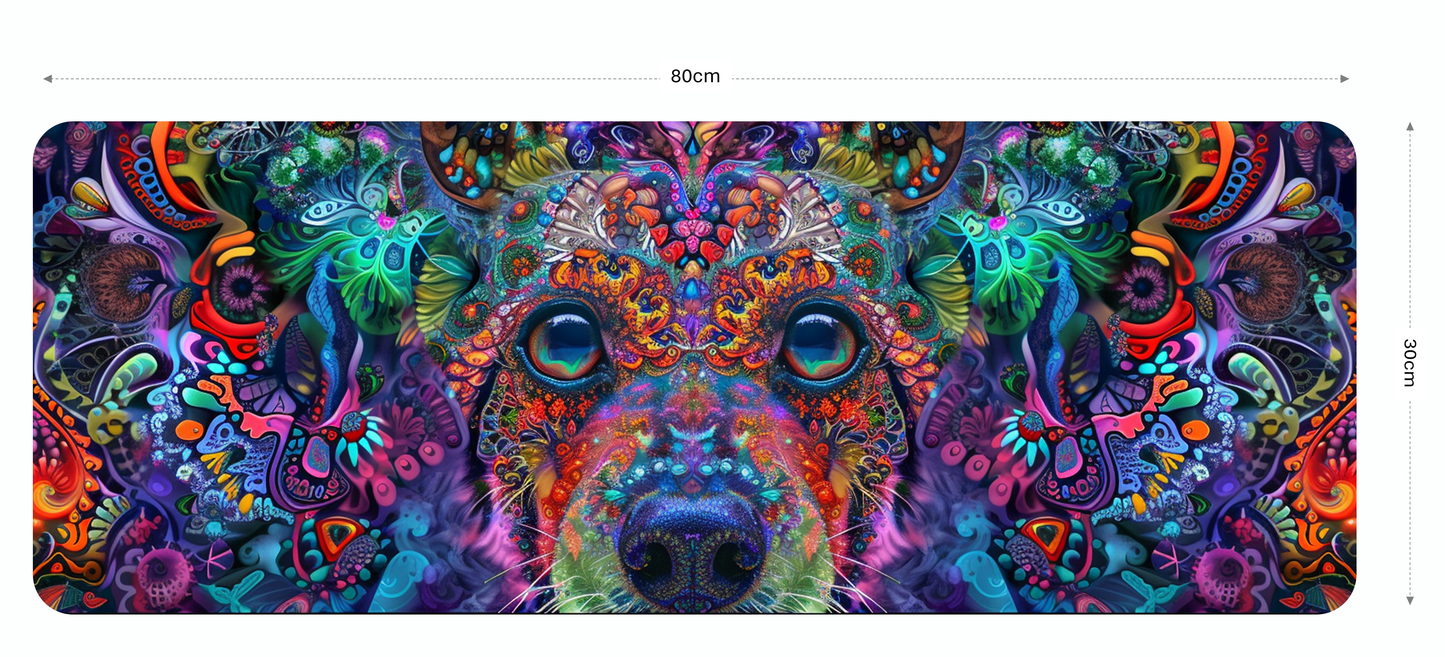 Colorful Dogs Gaming Mouse Pad